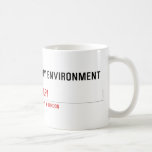 My environment    Mugs (front & back)