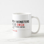 mOSHI mONSTERS wORLD  Mugs (front & back)