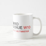 third avenue  Mugs (front & back)