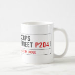 Corps Street  Mugs (front & back)