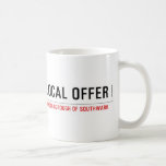 Local offer  Mugs (front & back)