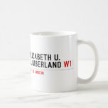 ELIZABETH U. CUMBERLAND  Mugs (front & back)