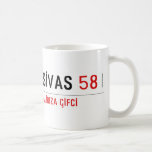 SİVAS  Mugs (front & back)