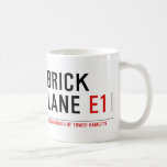 Brick lane  Mugs (front & back)