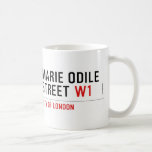 Marie Odile  Street  Mugs (front & back)