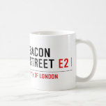 Bacon Street  Mugs (front & back)