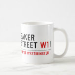 Baker Street  Mugs (front & back)