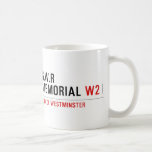 G.w.r memorial  Mugs (front & back)