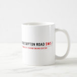 Old Brompton Road  Mugs (front & back)