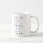 abc|d
 efg
 hijk
 lm|nop
 qrs
 tuv
 wxyz  Mugs (front & back)