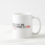 Maricela del Rio Rue de Flandre 94  Mugs (front & back)