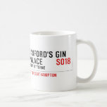 Banford's Gin  Palace  Mugs (front & back)