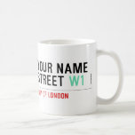 Your Name Street  Mugs (front & back)