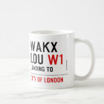 WAKX LOU  Mugs (front & back)