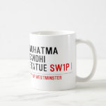 muhatma gandhi statue  Mugs (front & back)