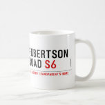 Robertson Road  Mugs (front & back)