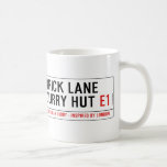 Brick Lane  Curry Hut  Mugs (front & back)