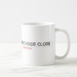 brookside close  Mugs (front & back)