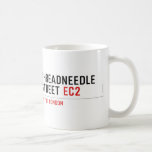 Threadneedle   street  Mugs (front & back)