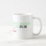 ISHMAEL MAKGAE MUSONA  Mugs (front & back)