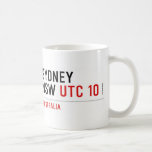 Sydney NSW  Mugs (front & back)