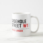Arsehole Street  Mugs (front & back)