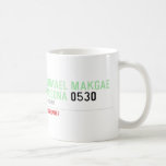 ISHMAEL MAKGAE MUSONA  Mugs (front & back)