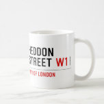 HEDDON STREET  Mugs (front & back)