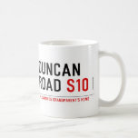 Duncan Road  Mugs (front & back)