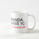 AMANDA class 1C  Mugs (front & back)