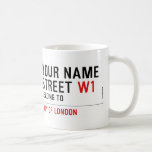Your Name Street  Mugs (front & back)