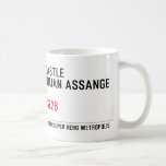CASTLE  JULIAN ASSANGE    Mugs (front & back)