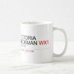 Victoria  Beckman  Mugs (front & back)