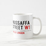 Mussaffa Street  Mugs (front & back)