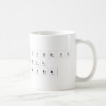 Periodic
 Table
 Writer  Mugs (front & back)