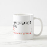 Shakespeare's globe   Mugs (front & back)