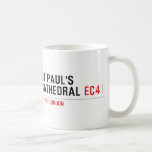 ST PAUL'S CATHEDRAL  Mugs (front & back)