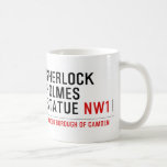 sherlock holmes statue  Mugs (front & back)