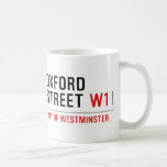 oxford street  Mugs (front & back)