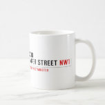 221B BAKER STREET  Mugs (front & back)