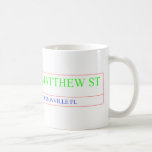 Matthew st  Mugs (front & back)