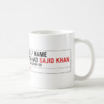 Your Name Ashhad  Mugs (front & back)