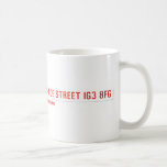 chloe Street  Mugs (front & back)