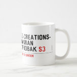 Re-creations- Damian  Chrobak  Mugs (front & back)