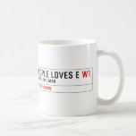 PEOPLE LOVES E  Mugs (front & back)