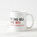notting hill  gate  Mugs (front & back)