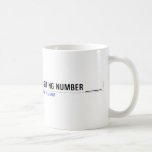 Visiting Number ____  Mugs (front & back)