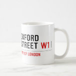 oxford street  Mugs (front & back)