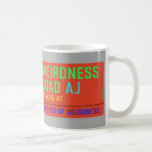 Weirdness Road  Mugs (front & back)