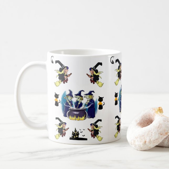 mugs halloween (With Donut)